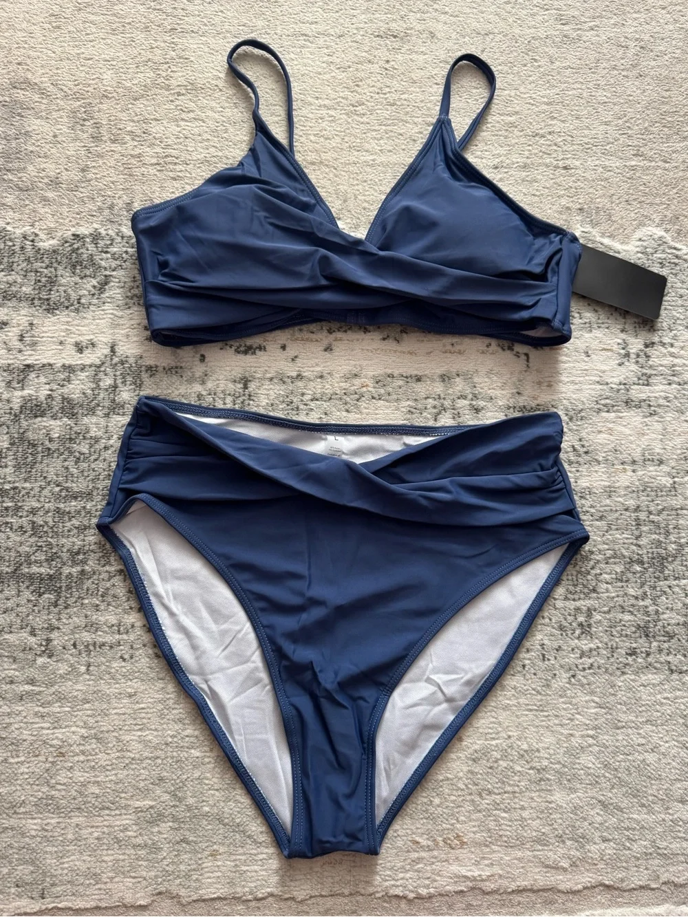 🆕 Amazon Zojuyozio Two Piece Twist Front High Waisted Bikini Sets